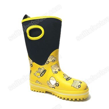 Lagane prozračne dječje gumene čizme za kišu